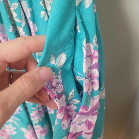 Laura Ashley Vintage 80s Floral Dress EUC size 8 - Picture 6 of 13